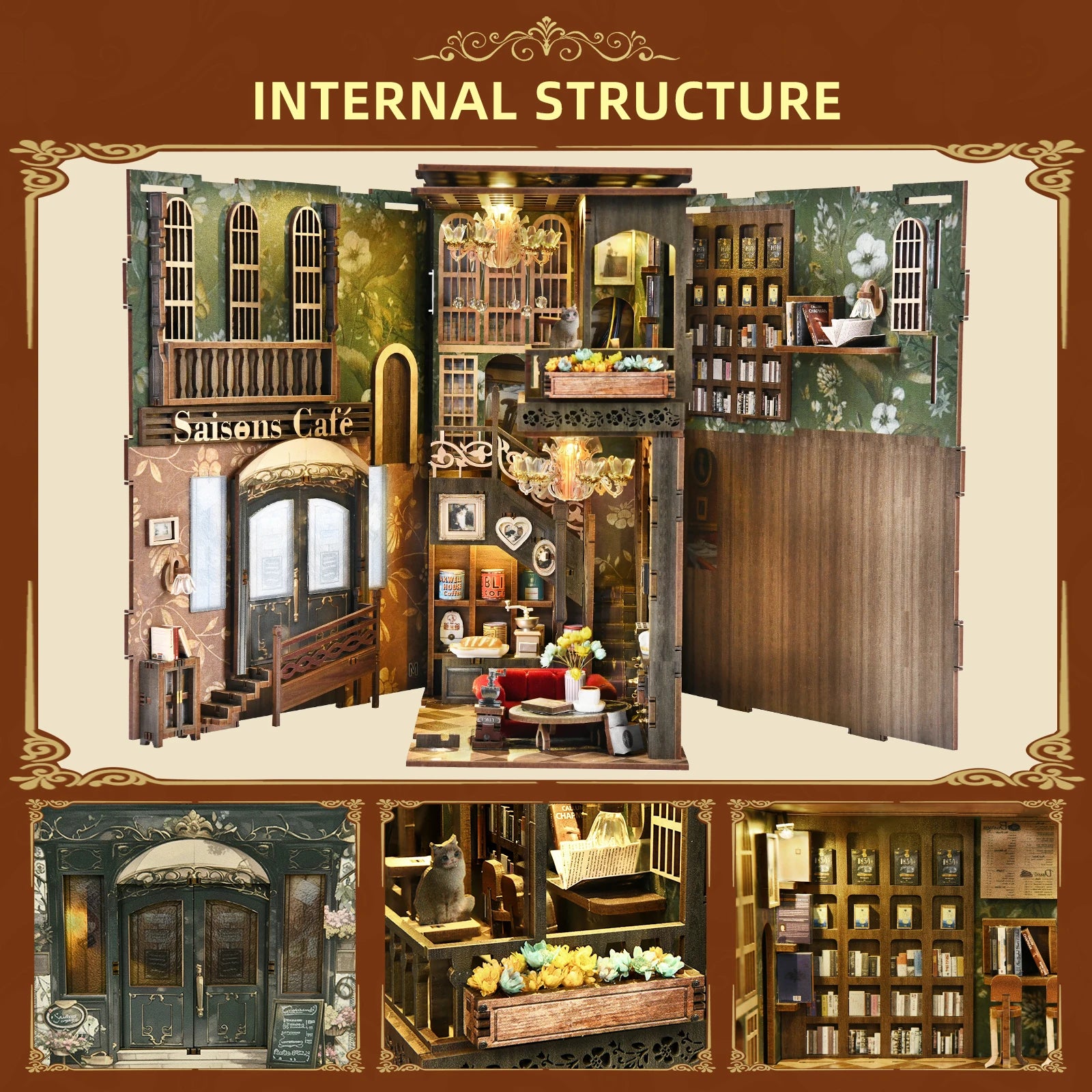 3D Puzzle Kit Saison's Cafe